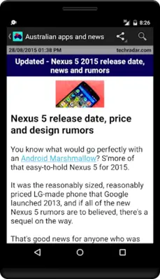 Australian apps and news android App screenshot 8